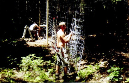 moose enclosure construction